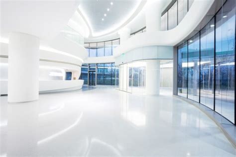 Futuristic Modern Office Building Interior Stock Image Everypixel
