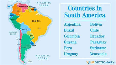 Ten Largest Countries In South America By Area Tutorial Pics