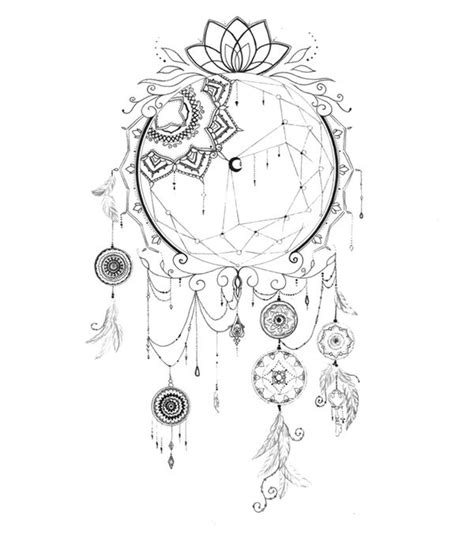 Creativework Dream Catcher Mandala 1 By Octavia Art Drawing Shop