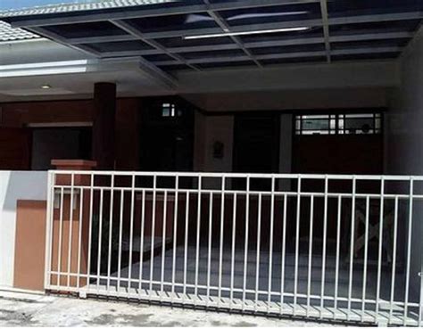 Pagar besi horizontal setengah tembok. Pagar Minimalis Putih - 40 Desain Model Pagar Besi Minimalis Modern Terbaru 2020 - Tapi apabila ...