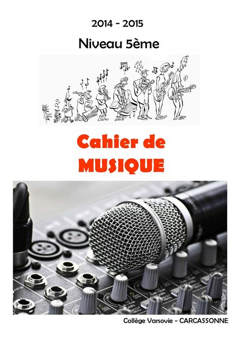 Calaméo - cahier de musique 5ème