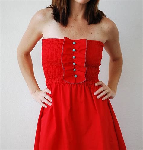 Pretty Ditty My Red Sundress And How I Made It