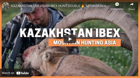 Video Hunting Mid Asian Ibex In Kazakhstan Rack Camp