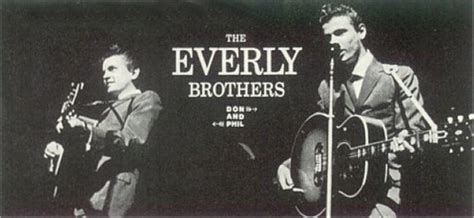 This beautiful clip of the everly brothers was filmed on their uk tour in 1960 with buddy holly's crickets as the backup band, less than a year and half afte. Everly Brothers in the Press