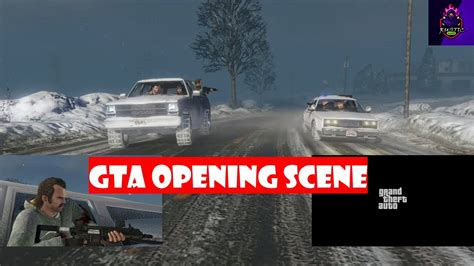Gta Opening Scene Trailer First Mission Gta Gameplay Youtube