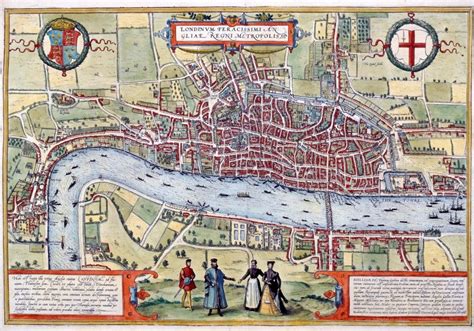 Info Of Incredibly Rare Ancient Map Of London Is Discovered From 1572