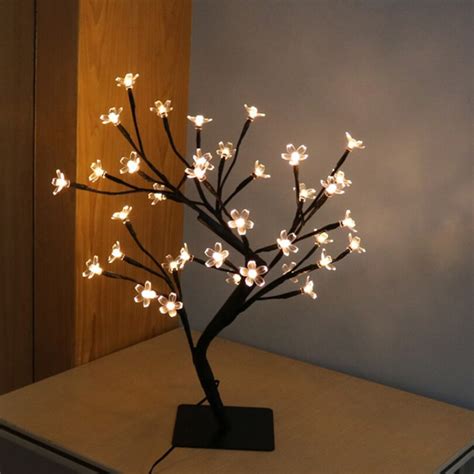 Nuestra lámpara de escritorio puede satisfacer sus diversas necesidades. LEDGLE Cherry Blossom Desk Lamp Creative LED Lamp Battery Powered Cherry Lamp IP20 Waterproof 36 ...