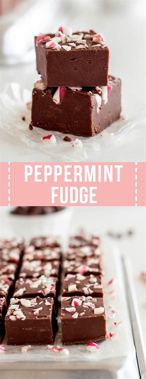 Easy Chocolate Peppermint Fudge Spoonful Of Flavor