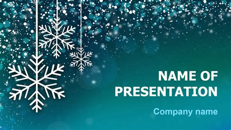 Download Free Snowing Snow Powerpoint Theme For Presentation My
