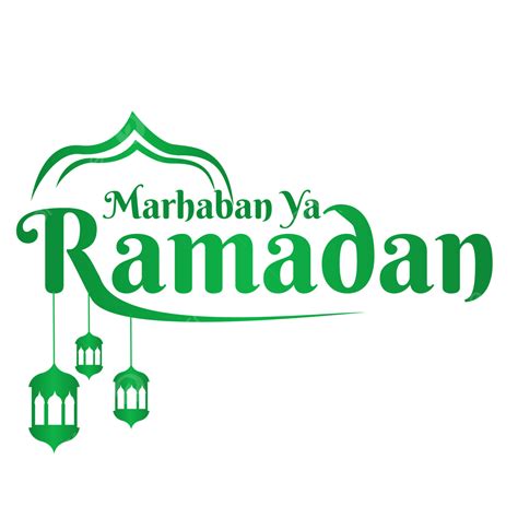 Ramadhan Vector Hd Png Images Greeting Of Marhaban Ya Ramadhan