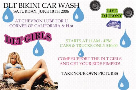 Naar wasstraten gaan lijkt een heel regionaal fenomeen te zijn. DLT GIRLS BIKINI CAR WASH