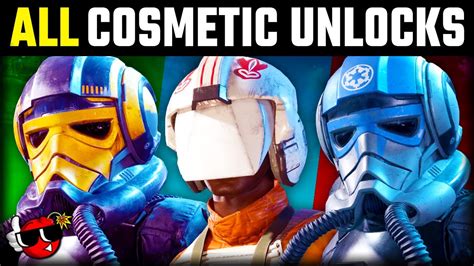 Star Wars Squadrons All Cosmetic Customizations Updated Youtube