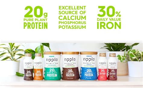 Ripple Vegan Protein Shake Caramel 20g Nutritious Plant