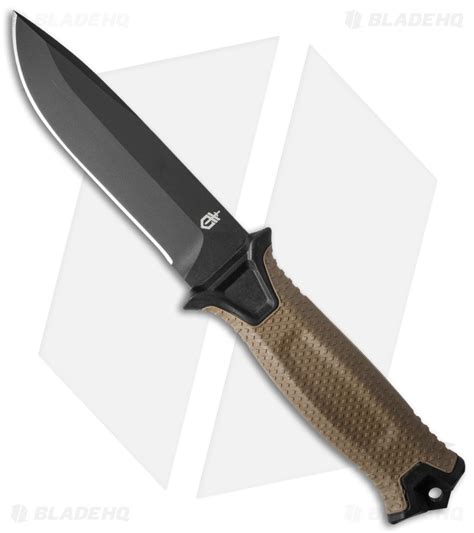 Gerber Strongarm Fixed Blade Knife Coyote Brown 48 Black 30 001058