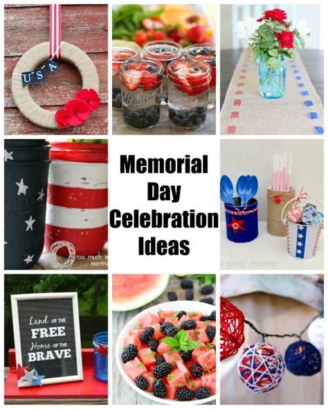 A barbecue is a great way to celebrate your team and the armed forces or troops. 12 Memorable Memorial Day Celebration Ideas - Amy Latta Creations