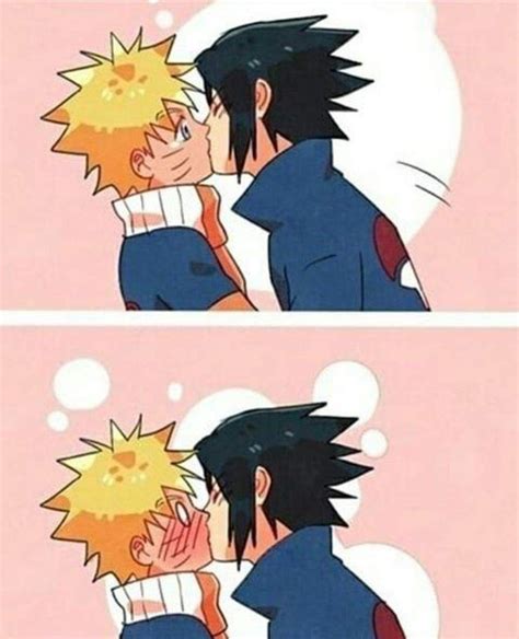 Pin By Dalyssa Simon On Boys X Boys Naruto And Sasuke Kiss Anime