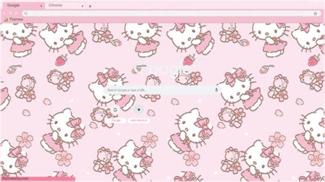 Hello Kitty Sakura Chrome Theme Themebeta Hello Kitty Wallpaper Hd