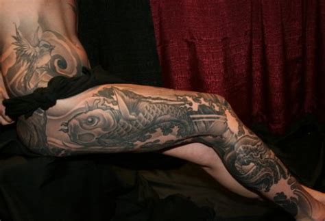 Chemistry leg tattoo trash polka style. Fashion & Style: Tattoos Pics