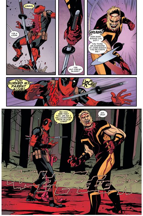 Deadpool Vs Sabretooth Comicnewbies