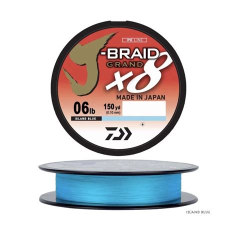 Offerta Daiwa J Braid Grand X Island Blue Solo Per Acquisti