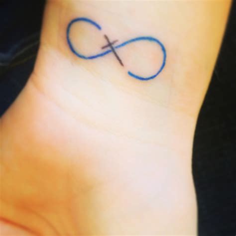 Infinity Cross Tattoos Cross Around An Infinity Symbol That Makes The