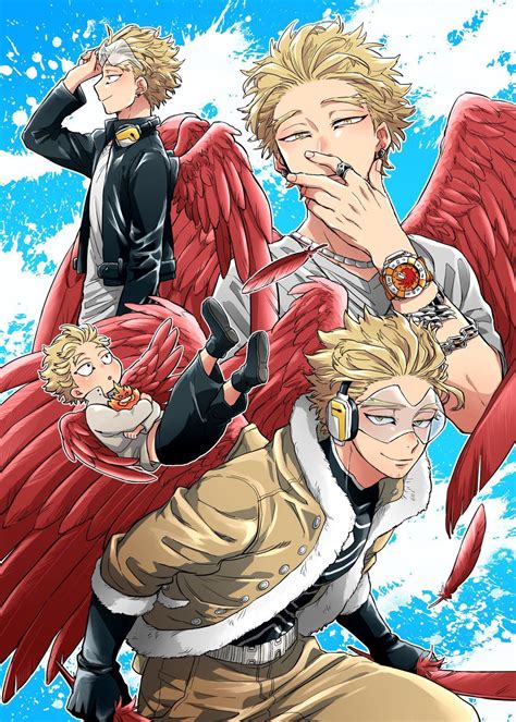 I was wondering what hawks would look like with red hair, because his wings are red. Hawks Mha Wallpapers - Top Free Hawks Mha Backgrounds ...