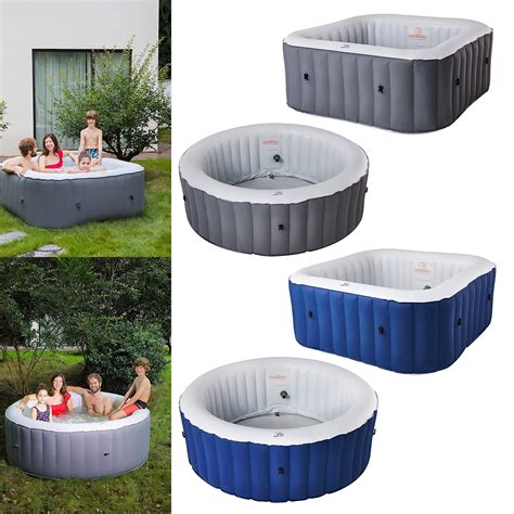 Buy Mspa Portable Inflatable Hot Tub Spa Lite Outdoor Bubble Spa Jacuzzi Quick Inflation Smart