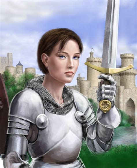 Joan Of Arc Character Portraits Female Armor