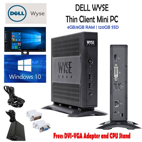 Dell Wyse 5010 Thin Client Mini Pc Cpu Amd Dual Core 4gb 8gb Ram