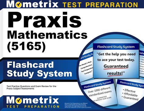 Praxis Mathematics 5165 Flashcard Study System Ebay