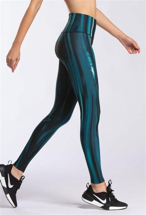 Teal Hotrod High Waisted Leggings Teal High Waisted