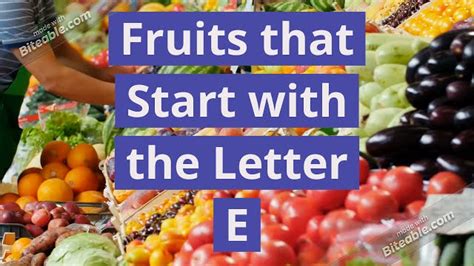 Fruit Qui Commence Par La Lettre E Solved 2023 Madina Legue