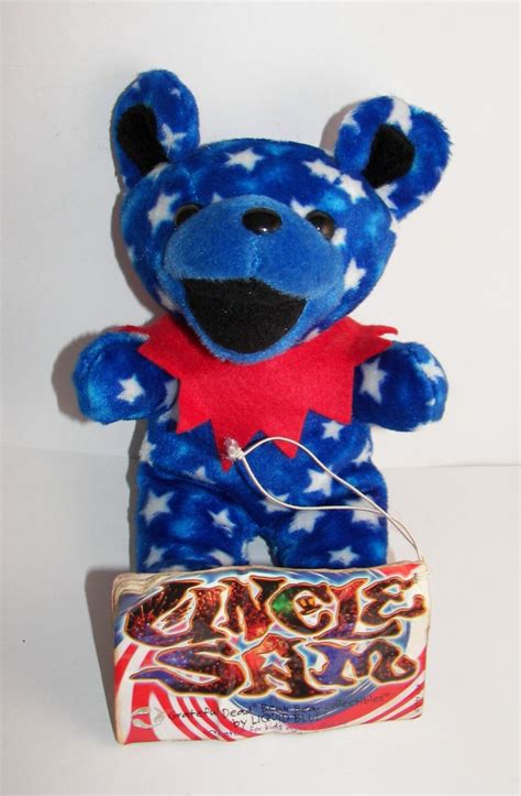Rescued Grateful Dead Bean Bear By Liquid Blue Collectible