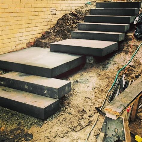 Floating Concrete Steps That Weve Just Installed On A Current Project