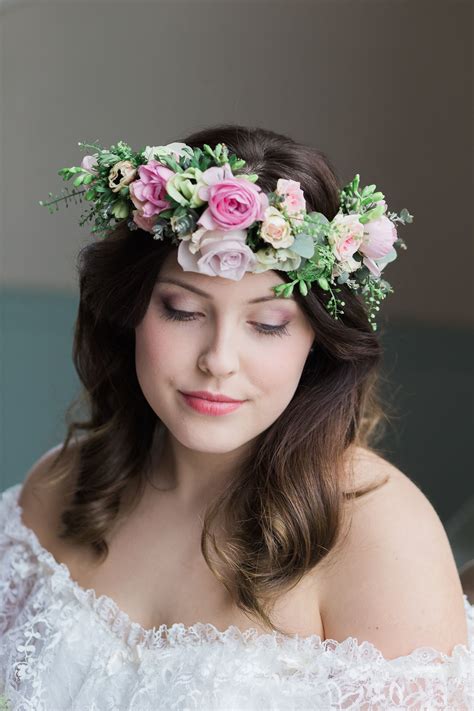 Boho Bride Styled Session At Rookesbury Park Jenny Owens Photography Website Flower Crown