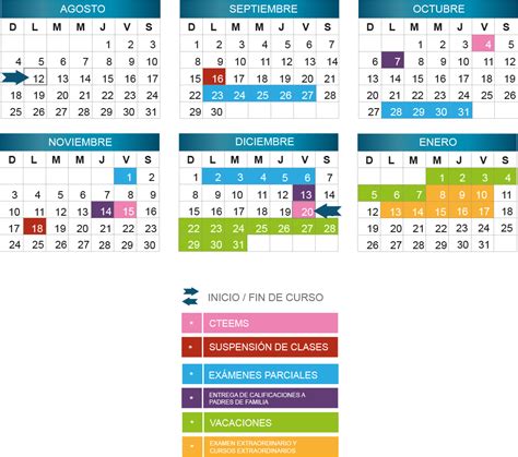 Calendario Escolar Prepa Plata