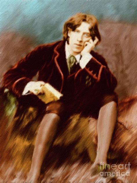Oscar Wilde Literary Legend Painting By Esoterica Art Agency Fine