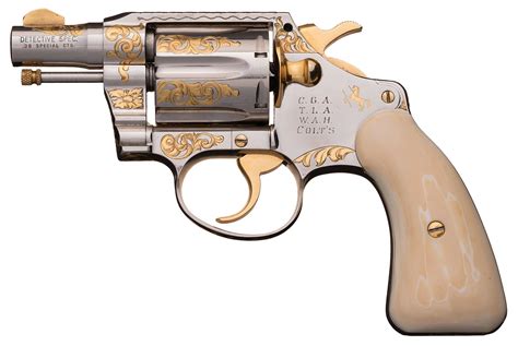 Rl Wilsons Engravedinscribed Colt Detective Special Revolver Rock