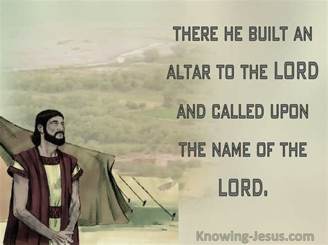 46 Bible Verses About Building Altars
