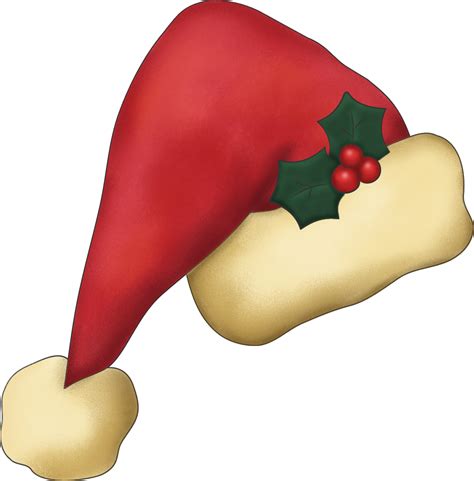 Cartoon Style Christmas Santa Hat Png And Paint Shop Pro Tube