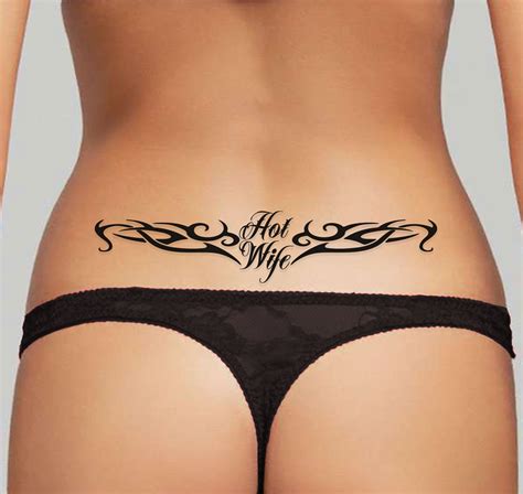 3x adult lower back temporary tattoos tramp stamps bdsm etsy