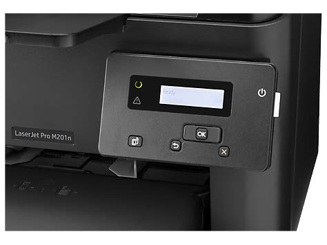 The following table provides the printer's height, width, depth, and weight for the m201n and m202n printers. HP LaserJet Pro M201n - Printerbkk
