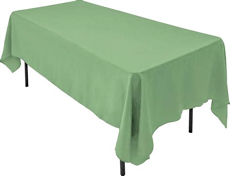 ak trading co 60 x 102 inch rectangular polyester tablecloth sage home and kitchen