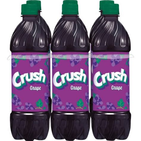 Crush Grape Soda Bottles 6 Pk 169 Fl Oz King Soopers