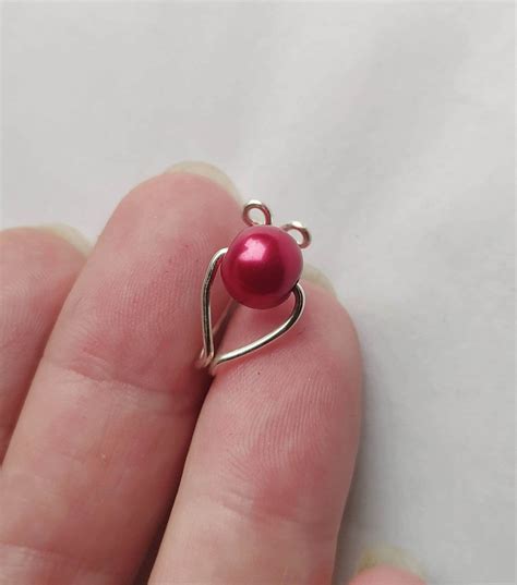 Red Glass Pearl Non Piercing Clit Clamp Sexy Vaginal Jewelry Etsy
