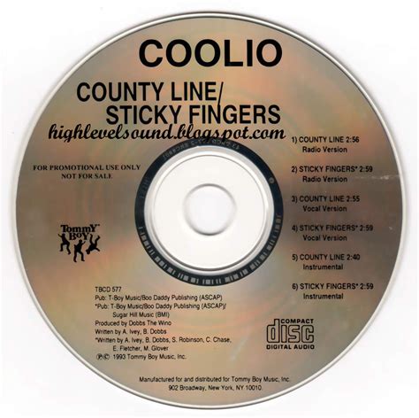 Highest Level Of Music Coolio County Linesticky Fingers Cdm 1994 Hlm