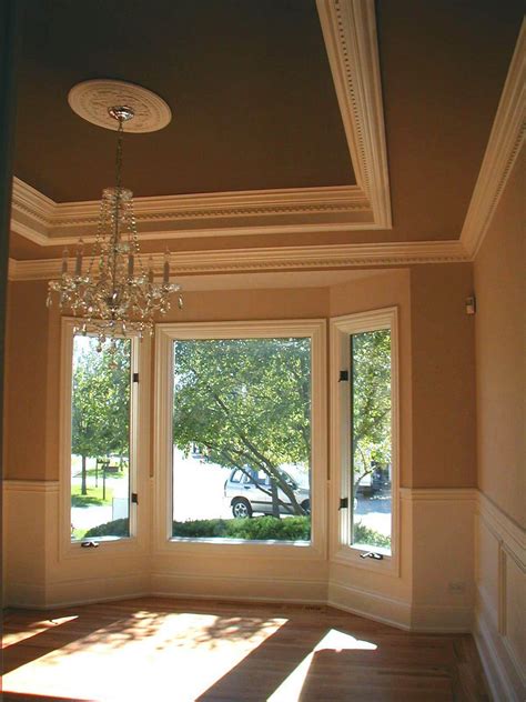Great Tray Ceiling And Wainscoting Home Ceiling Dining Room