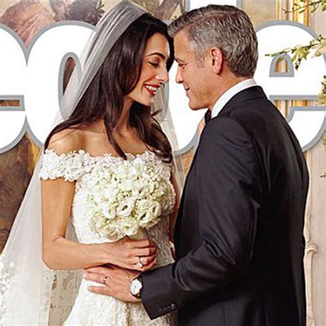 Amal Alamuddins Wedding Dress Revealed George Clooney Wedding