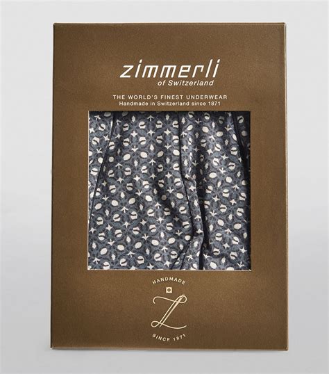 Zimmerli Printed Pureness Boxer Briefs Harrods Us