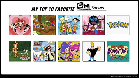 Top 10 Favorite Cartoon Network Shows By Jsoaringstar On Deviantart